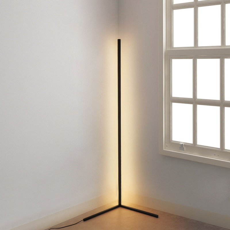 Latitude Run® Modern Floor Lamp LED Standing Corner Lamp H 47.2